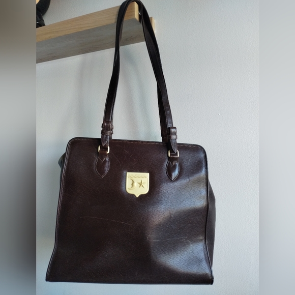 Barry Kieselstein-Cord Vintage Moonstar Brown Leather Tote - Picture 3 of 14